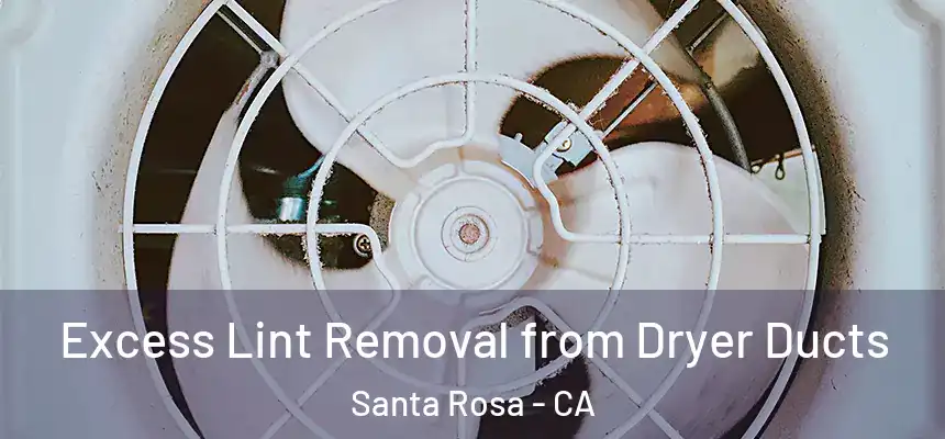 Excess Lint Removal from Dryer Ducts Santa Rosa - CA