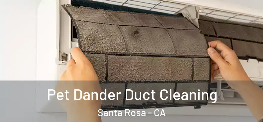 Pet Dander Duct Cleaning Santa Rosa - CA